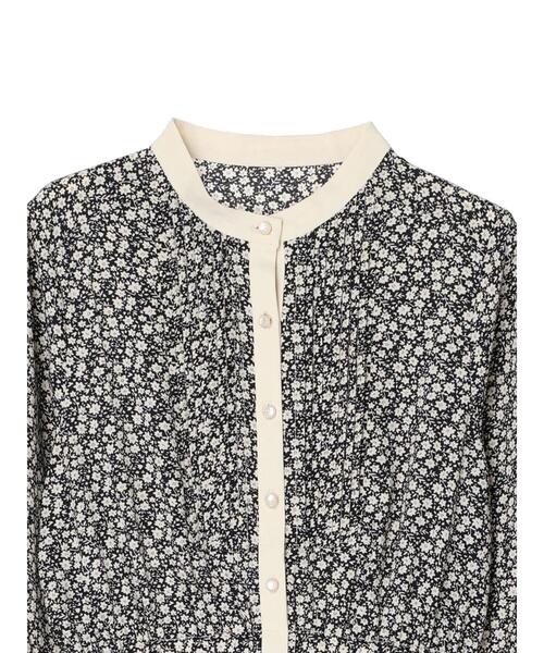 ELENCARE DUE(エレンカーレデュエ)の「・ELENCARE DUE フラワー×ピンタックワンピ(ワンピース・レディース・ブラック/ブラウン/オフホワイト/ライトカーキ・FREE)」の9枚目の写真