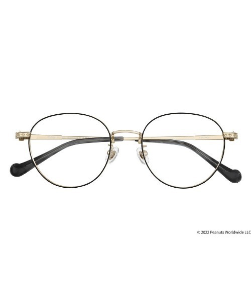 PEANUTS（ピーナッツ）の「ボストン型 めがね｜Zoff PEANUTS COLLECTION（メガネ・レディース・ブラック/ブラウン/ピンク・FREE）」の6枚目の写真