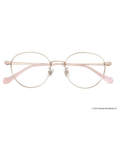 PEANUTS（ピーナッツ）の「ボストン型 めがね｜Zoff PEANUTS COLLECTION（メガネ・レディース・ブラック/ブラウン/ピンク・FREE）」の14枚目の写真