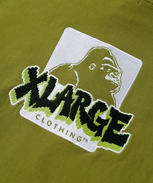 XLARGE(エクストララージ)の「GRAFFITI PULLOVER HOODED SWEAT(パーカー・メンズ・ブラック/オリーブ/ブラウン/ネイビー・S/M/L/XL)」の11枚目の写真