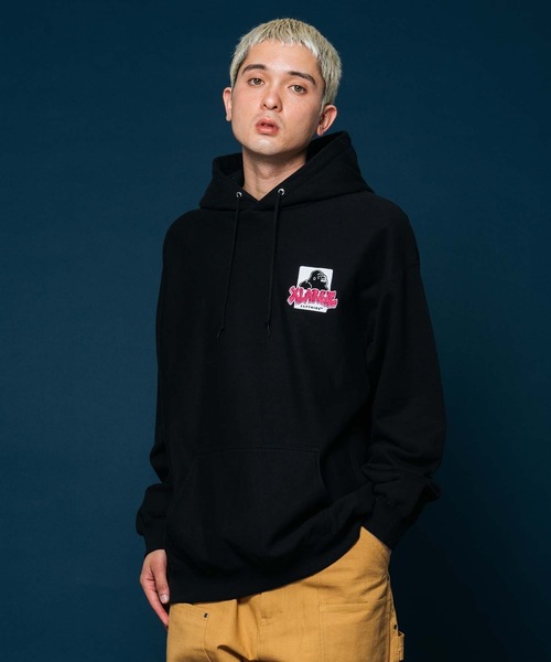 XLARGE(エクストララージ)の「GRAFFITI PULLOVER HOODED SWEAT(パーカー・メンズ・ブラック/オリーブ/ブラウン/ネイビー・S/M/L/XL)」の17枚目の写真