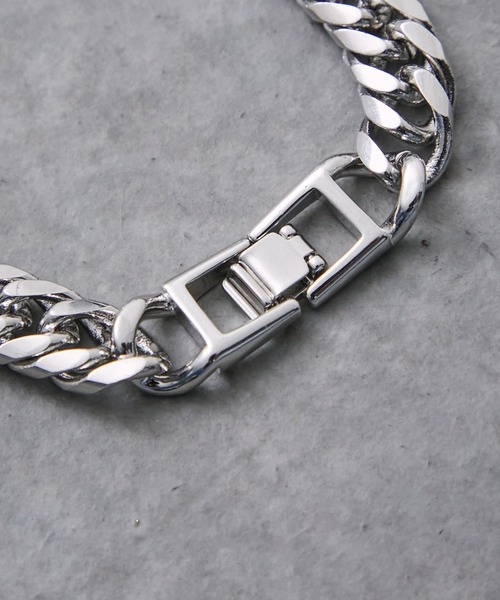 PUBLIC TOKYO（パブリックトウキョウ）の「【WEB限定】ダブルチェーンブレスレット（ブレスレット・メンズ・グレー・FREE）」の3枚目の写真