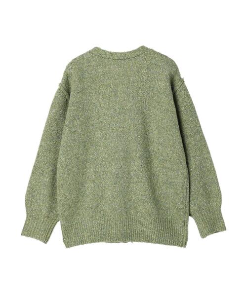 CRAFT STANDARD BOUTIQUE（クラフトスタンダードブティック）の「メランジ多ボタンカーディガン（カーディガン/ボレロ・レディース・ベージュ/グリーン/ブラウン・FREE）」の22枚目の写真