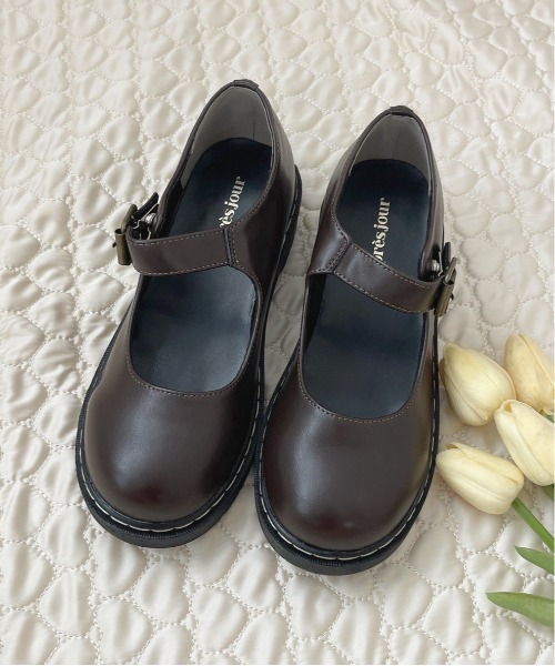 apres jour（アプレジュール）の「ラウンドトゥシューズ【ZOZOTOWN限定アイテム】（パンプス・レディース・ダークブラウン/ブラック系その他/ブラック・SMALL/MEDIUM/LARGE）」の12枚目の写真