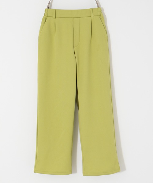 Honeys（ハニーズ）の「裏起毛ストレート（股下６４ｃｍ）（その他パンツ・レディース・ブラック/グリーン/グレイッシュベージュ/イエロー×グリーン・L/SS/S/M）」の19枚目の写真