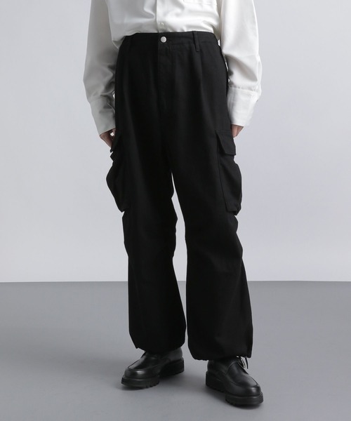 HARE（ハレ）の「デニムワイドカーゴパンツ(HARE)（デニムパンツ