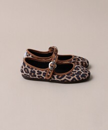 こども ビームス（コドモビームス）の「La Cadena / Leopard ストラップ シューズ（17.5～21.5cm）（その他シューズ・キッズ）」