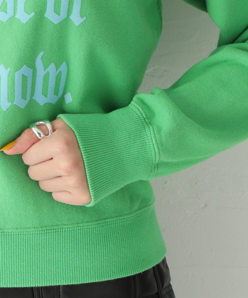 SLOBE citron.(スローブシトロン)の「SLOBE citron.Petit SWEAT(スウェット・レディース・ホワイト/グリーン/ピンク・FREE)」の19枚目の写真