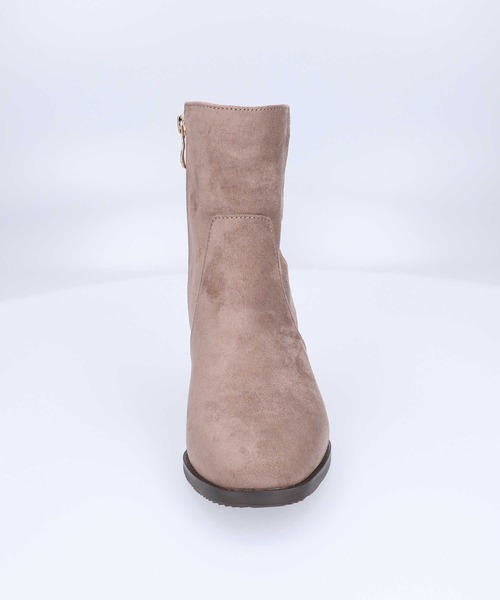 ORiental TRaffic（オリエンタルトラフィック）の「【ORiental TRaffic】チャンキーヒールミドルブーツ（ブーツ・レディース・ホワイト/ベージュ/ブラック・M/L/XL/S）」の22枚目の写真