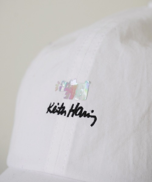 Keith Haring（キース・ヘリング）の「【 Keith Haring / キースヘリング 】 刺繍 プリント タグ デザイン ローキャップ（キャップ・メンズ・ブラック系その他2/ブラック系その他3/ブラック系その他/ブラック/ブルー系その他/ホワイト/ホワイト系その他/ホワイト系その他2/ネイビー/ピンク/ブラック系その他4/ブラック系その他5/ベージュ/ホワイト系その他3/ベージュ系その他・FREE）」の17枚目の写真