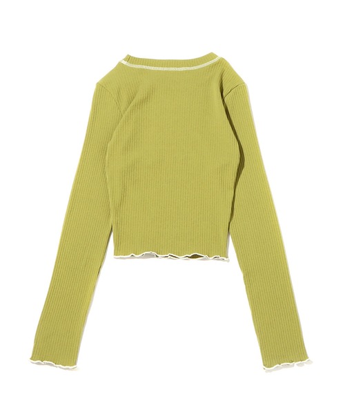 atmos pink（アトモスピンク）の「atmos pink ロックステッチトップス / アトモスピンク ロックステッチトップス（その他トップス・レディース・イエロー/ピンク/ブラック・FREE）」の9枚目の写真