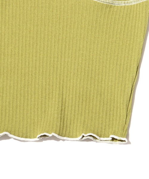 atmos pink（アトモスピンク）の「atmos pink ロックステッチトップス / アトモスピンク ロックステッチトップス（その他トップス・レディース・イエロー/ピンク/ブラック・FREE）」の5枚目の写真