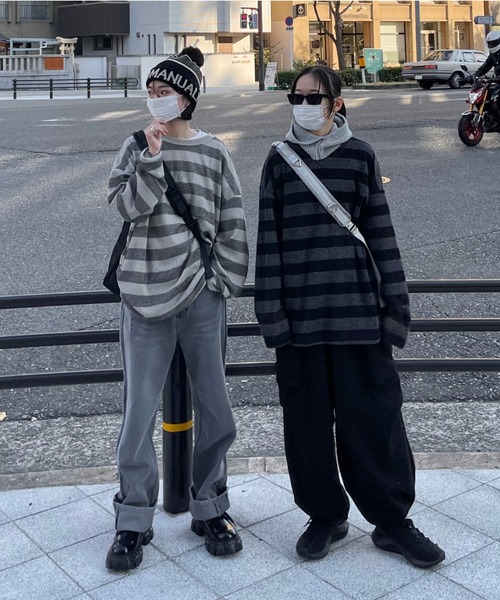 Chikashitsu +（チカシツプラス）の「【Chikashitsu + / チカシツプラス】shoulder bag / ショルダーバッグ ボディクロスバッグ バッグ メッセンジャーバッグ 肩掛け鞄  カバン（ショルダーバッグ・メンズ・ブラック/ライトグレー・ONE SIZE）」の21枚目の写真