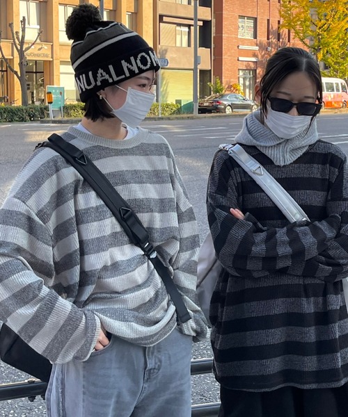 Chikashitsu +（チカシツプラス）の「【Chikashitsu + / チカシツプラス】shoulder bag / ショルダーバッグ ボディクロスバッグ バッグ メッセンジャーバッグ 肩掛け鞄  カバン（ショルダーバッグ・メンズ・ブラック/ライトグレー・ONE SIZE）」の20枚目の写真