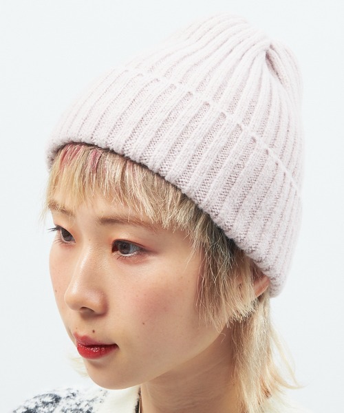 Alite cloth（アリーテクロス）の「カラー展開最大級！ベーシックリブニット帽（ニットキャップ/ビーニー・レディース・オレンジ/ベージュ/オフホワイト/ネイビー/パープル/チャコールグレー/ブラック/ライトブルー/イエロー/オリーブ/グレー/ライトパープル・F）」の11枚目の写真