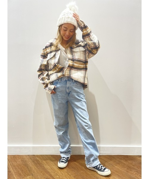 GAP（ギャップ）の「ウールライク プレイドシャツ（シャツ/ブラウス・メンズ・ブラウン/ブラック・M/XL/L/S/XS）」の16枚目の写真