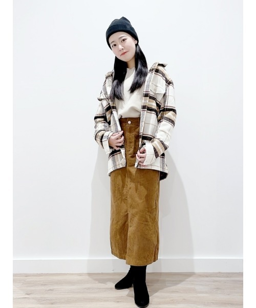 GAP（ギャップ）の「ウールライク プレイドシャツ（シャツ/ブラウス・メンズ・ブラウン/ブラック・M/XL/L/S/XS）」の19枚目の写真