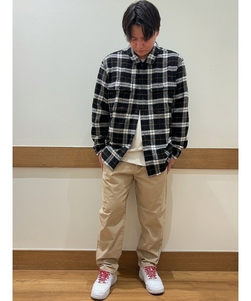 GAP（ギャップ）の「ウールライク プレイドシャツ（シャツ/ブラウス・メンズ・ブラウン/ブラック・M/XL/L/S/XS）」の10枚目の写真