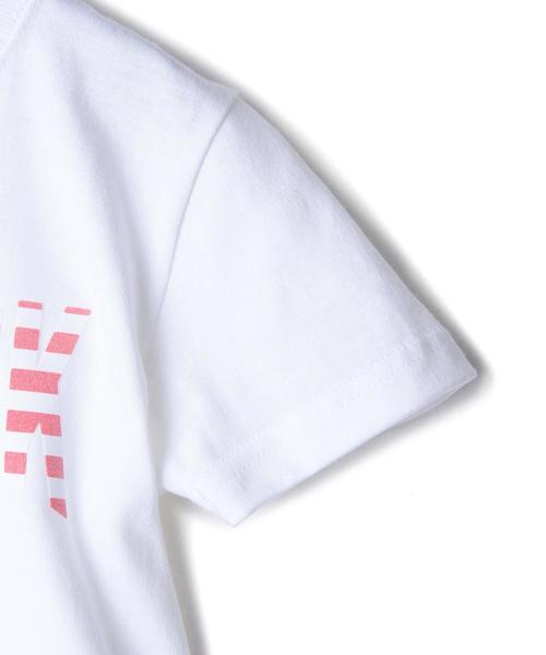 green label relaxing(グリーンレーベルリラクシング)の「GOOD ROCK SPEED USA フロッキープリントTシャツ ホワイト(Tシャツ/カットソー・キッズ・ホワイト・100cm/110cm/130cm/120cm)」の4枚目の写真