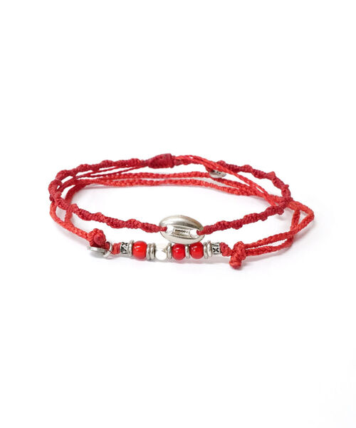 wakami(ワカミ)の「wakami × bPr BEAMS / 別注 アンクレット 2本セット 2023(アンクレット・メンズ・ナチュラル/オレンジ/インディゴブルー/マルチ/レッド/オリーブ/ブラック・ONE SIZE)」の18枚目の写真