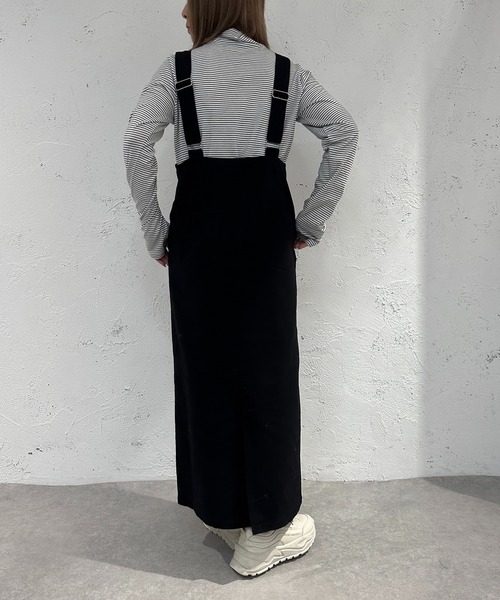 apres jour mignon(アプレジュールミニョン)の「サス付きナロースカート【ZOZOTOWN限定アイテム】(スカート・レディース・カーキ/ブラック・X-LARGE/SMALL/MEDIUM)」の9枚目の写真