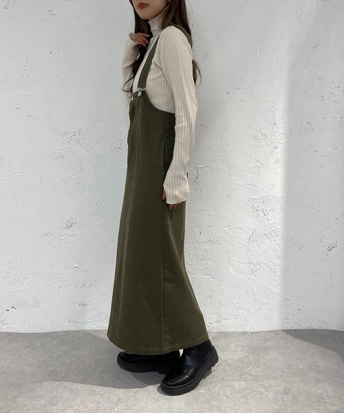 apres jour mignon(アプレジュールミニョン)の「サス付きナロースカート【ZOZOTOWN限定アイテム】(スカート・レディース・カーキ/ブラック・X-LARGE/SMALL/MEDIUM)」の20枚目の写真