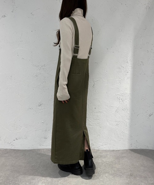 apres jour mignon(アプレジュールミニョン)の「サス付きナロースカート【ZOZOTOWN限定アイテム】(スカート・レディース・カーキ/ブラック・X-LARGE/SMALL/MEDIUM)」の21枚目の写真