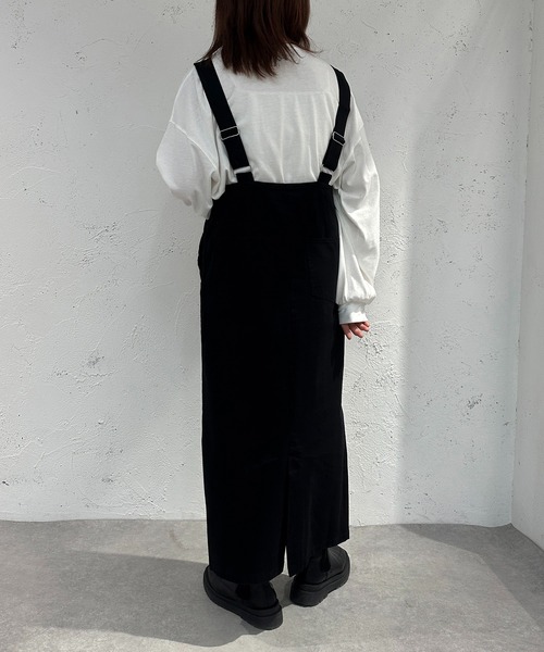 apres jour mignon(アプレジュールミニョン)の「サス付きナロースカート【ZOZOTOWN限定アイテム】(スカート・レディース・カーキ/ブラック・X-LARGE/SMALL/MEDIUM)」の14枚目の写真