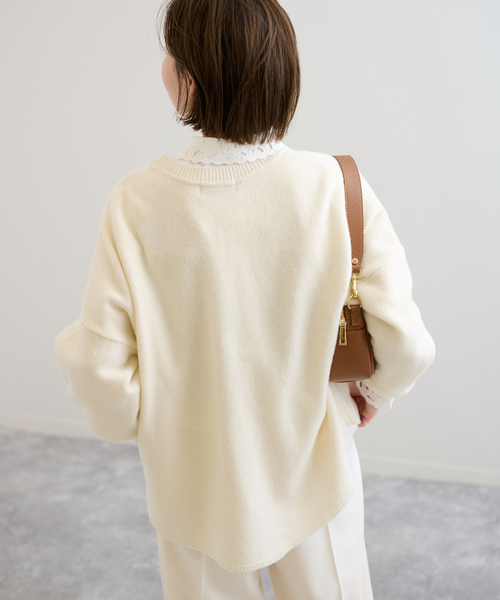 SLOBE IENA（スローブイエナ）の「刺繍レースカラーシャツ