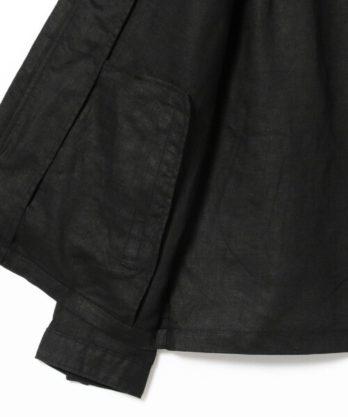 BEAMS（ビームス）の「BEAMS / リネン ライダース ジャケット（ライダースジャケット・メンズ・ブラック/ベージュ・M/XL/S/L）」の7枚目の写真