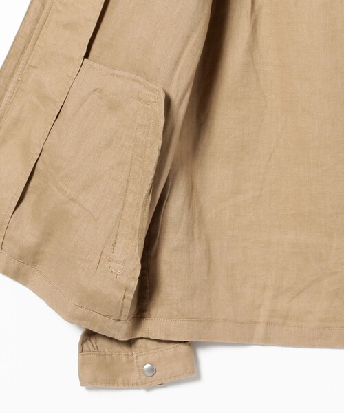 BEAMS（ビームス）の「BEAMS / リネン ライダース ジャケット（ライダースジャケット・メンズ・ブラック/ベージュ・M/XL/S/L）」の18枚目の写真