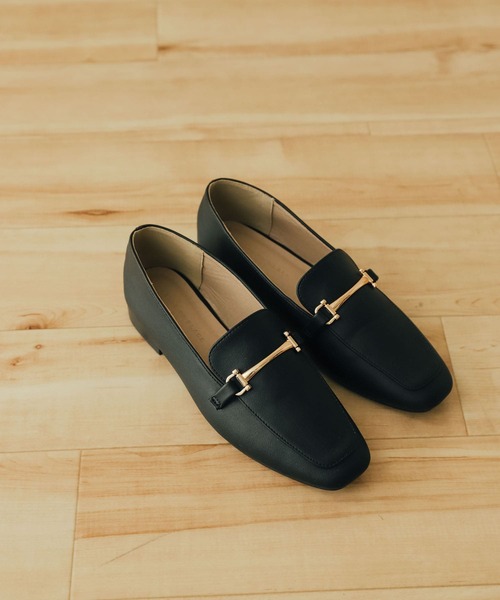 SENSE OF PLACE by URBAN RESEARCH（センスオブプレイスバイアーバンリサーチ）の「フェイクレザービットローファー（ローファー・レディース・ブラウン/アイボリー/ブラック・SMALL/X-LARGE/MEDIUM/LARGE）」の5枚目の写真