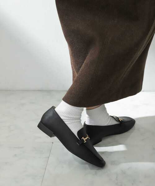 SENSE OF PLACE by URBAN RESEARCH（センスオブプレイスバイアーバンリサーチ）の「フェイクレザービットローファー（ローファー・レディース・ブラウン/アイボリー/ブラック・SMALL/X-LARGE/MEDIUM/LARGE）」の12枚目の写真