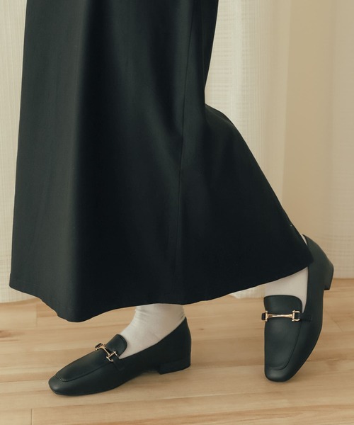 SENSE OF PLACE by URBAN RESEARCH（センスオブプレイスバイアーバンリサーチ）の「フェイクレザービットローファー（ローファー・レディース・ブラウン/アイボリー/ブラック・SMALL/X-LARGE/MEDIUM/LARGE）」の17枚目の写真