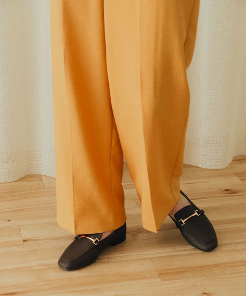 SENSE OF PLACE by URBAN RESEARCH（センスオブプレイスバイアーバンリサーチ）の「フェイクレザービットローファー（ローファー・レディース・ブラウン/アイボリー/ブラック・SMALL/X-LARGE/MEDIUM/LARGE）」の20枚目の写真