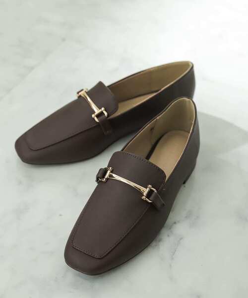 SENSE OF PLACE by URBAN RESEARCH（センスオブプレイスバイアーバンリサーチ）の「フェイクレザービットローファー（ローファー・レディース・ブラウン/アイボリー/ブラック・SMALL/X-LARGE/MEDIUM/LARGE）」の22枚目の写真