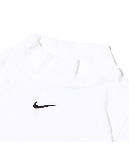 NIKE(ナイキ)の「NIKE AS W NSW ESSNTL RIB MOCK LS TO / ナイキ ウィメンズ NSW エッセンシャル リブ L/S モック トップ 【SP】(その他トップス・レディース・ホワイト/ブラック・S/L/M)」の9枚目の写真