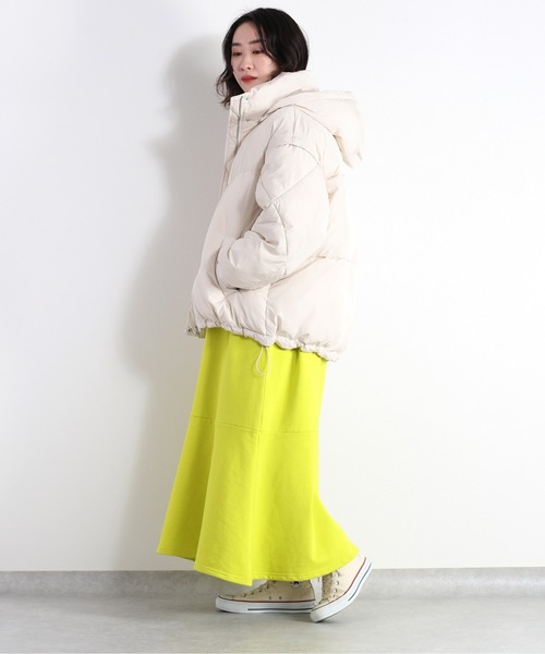 cepo（セポ）の「ハイネックエアコンダウン 2WAY <追加生産分＞（ダウンジャケット/コート・レディース・オフホワイト/ブラック・M/L）」の13枚目の写真