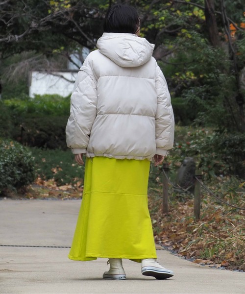 cepo（セポ）の「ハイネックエアコンダウン 2WAY <追加生産分＞（ダウンジャケット/コート・レディース・オフホワイト/ブラック・M/L）」の10枚目の写真