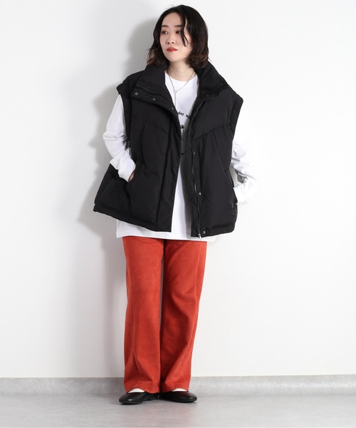 cepo（セポ）の「ハイネックエアコンダウン 2WAY <追加生産分＞（ダウンジャケット/コート・レディース・オフホワイト/ブラック・M/L）」の21枚目の写真