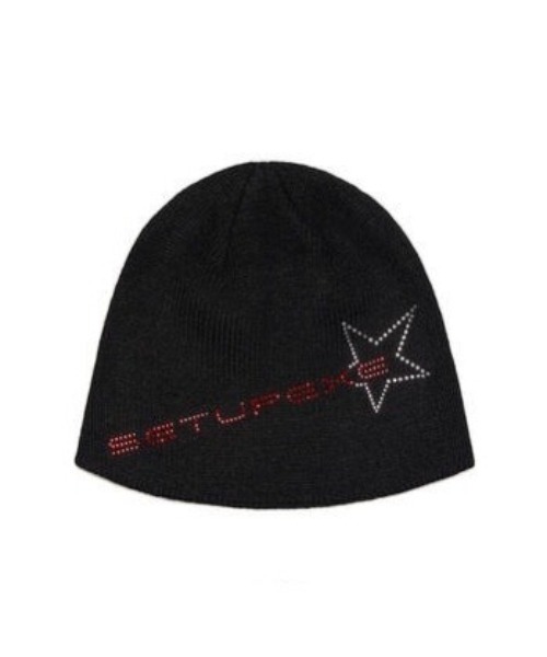 SETUPEXE（セットアップイーエックスイー）の「【SETUP‐EXE/セットアップエグゼ】Star red lettering hotfix Beanie/ラインストーン ビジュー ビーニー ニット帽 帽子（ニットキャップ/ビーニー・レディース・アイボリー/ブラック/モカ・ONE SIZE）」の15枚目の写真