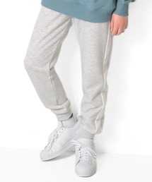 GLAZOS | [スリムテーパード]裏毛・サイドライントラックパンツ(その他パンツ)