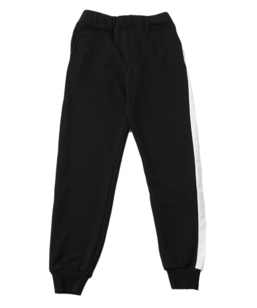 GLAZOS（グラソス）の「[スリムテーパード]裏毛・サイドライントラックパンツ（その他パンツ・キッズ・オートミール/ブラック/グレー・160cm/170cm/150cm/140cm）」の6枚目の写真