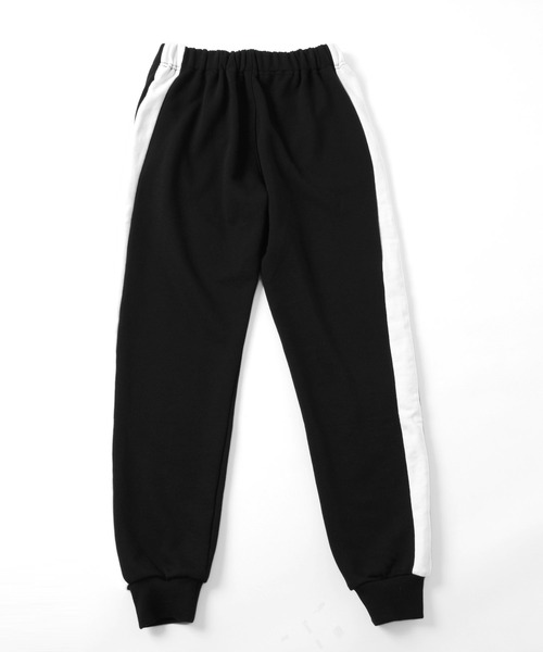 GLAZOS（グラソス）の「[スリムテーパード]裏毛・サイドライントラックパンツ（その他パンツ・キッズ・オートミール/ブラック/グレー・160cm/170cm/150cm/140cm）」の11枚目の写真