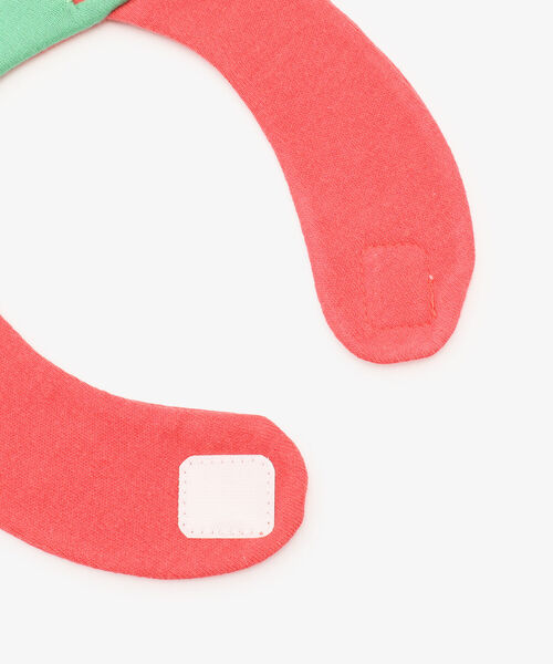 Afternoon Tea（アフタヌーンティー）の「スタイ/はらぺこあおむし（スタイ/よだれかけ・キッズ・レッド・ONE SIZE）」の5枚目の写真