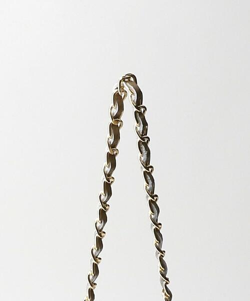 MARCO BIANCHINI(マルコビアンチーニ)の「< MARCO BIANCHINI > ボックス チェーン ポシェット ショルダー バッグ(ハンドバッグ・レディース・ブラック/モカ/ケリー・FREE)」の10枚目の写真