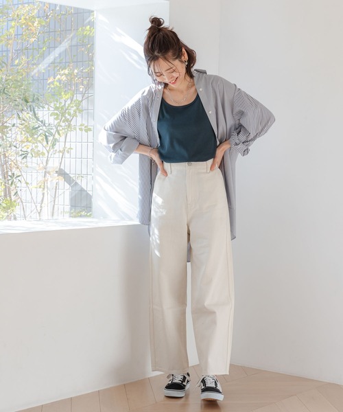 パンツ shheiba GLOBAL WORK（グローバルワーク）の「GOODデニムバギーパンツ