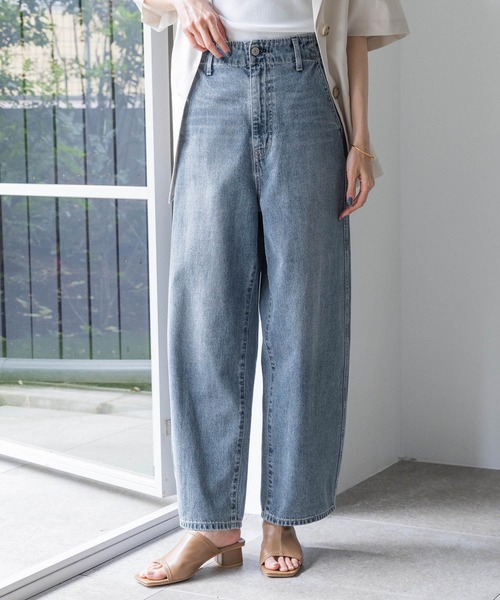 パンツ shheiba GLOBAL WORK（グローバルワーク）の「GOODデニムバギーパンツ