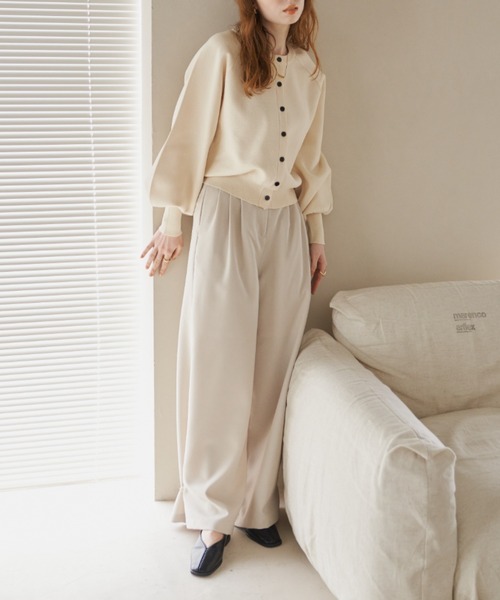 ヘムフック２WAYワイドパンツ（その他パンツ）｜hinari（ヒナリ）