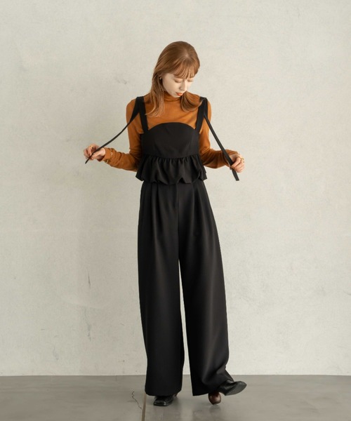 ヘムフック２WAYワイドパンツ（その他パンツ）｜hinari（ヒナリ）